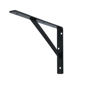 SHELF BRACKET 12" HEAVY DUTY BLACK SHELF BRACKET 12" HEAVY DUTY BLACK